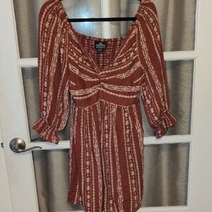 Angie Cut Out Knot Front Dress